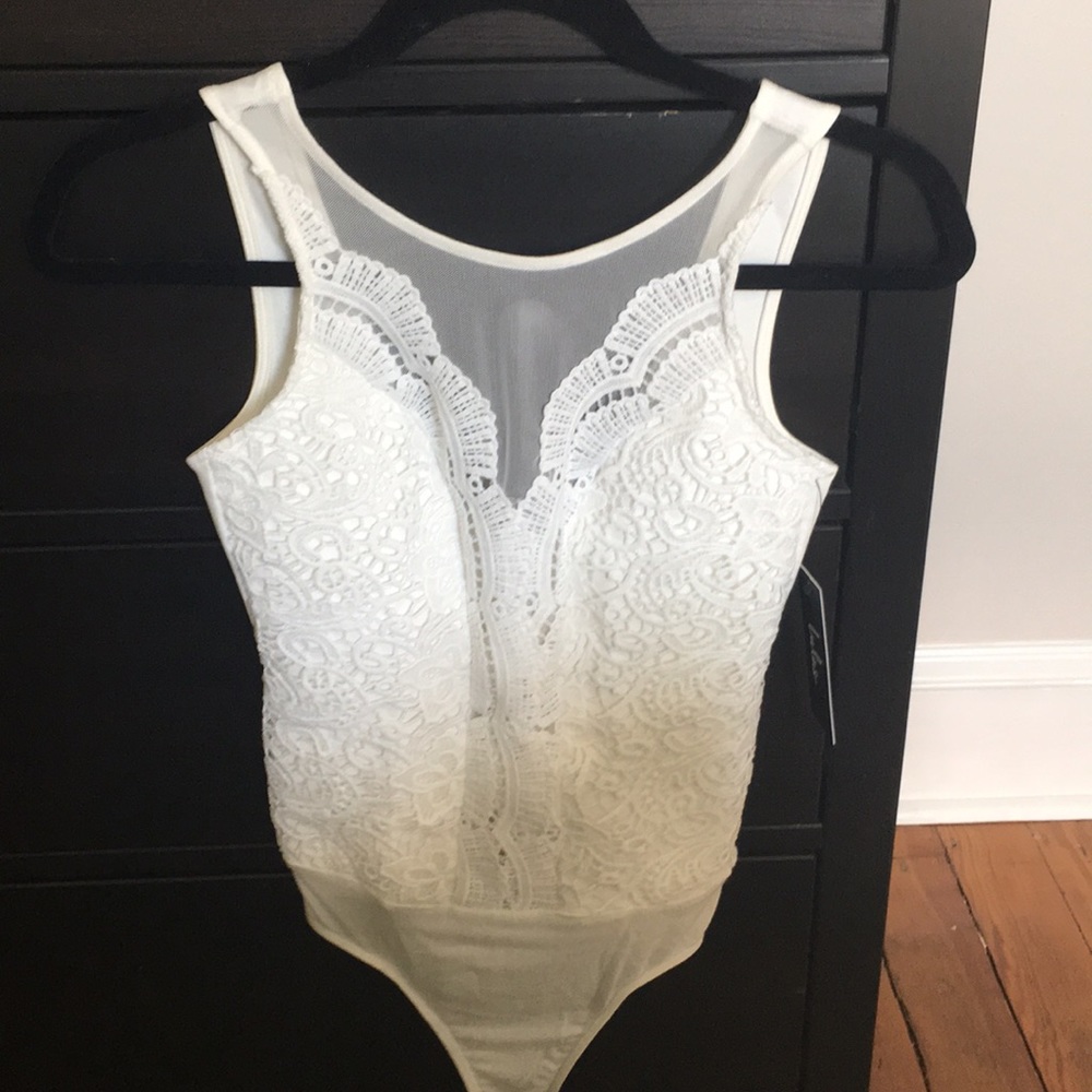 Lulus white body suit top